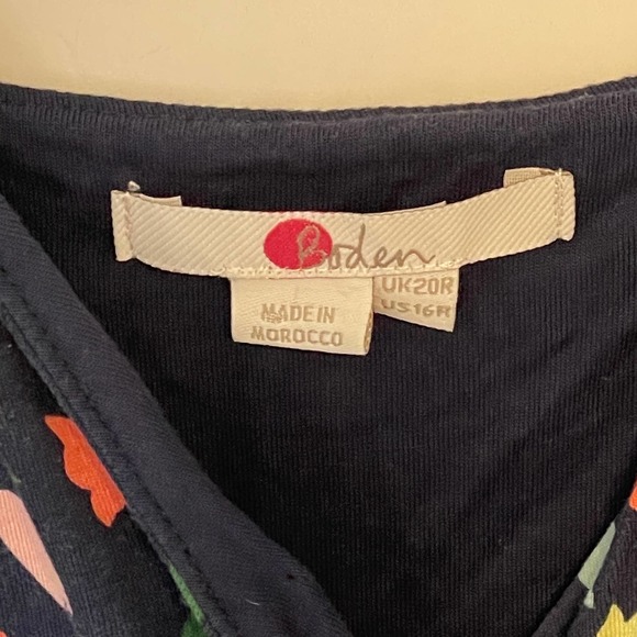 Boden Floral Midi Dress - Multicolor - Picture 6 of 10